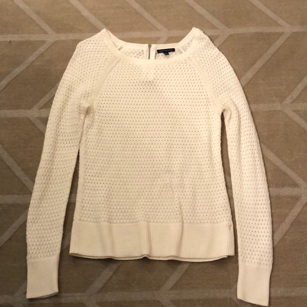 Sz large -winter white sweater